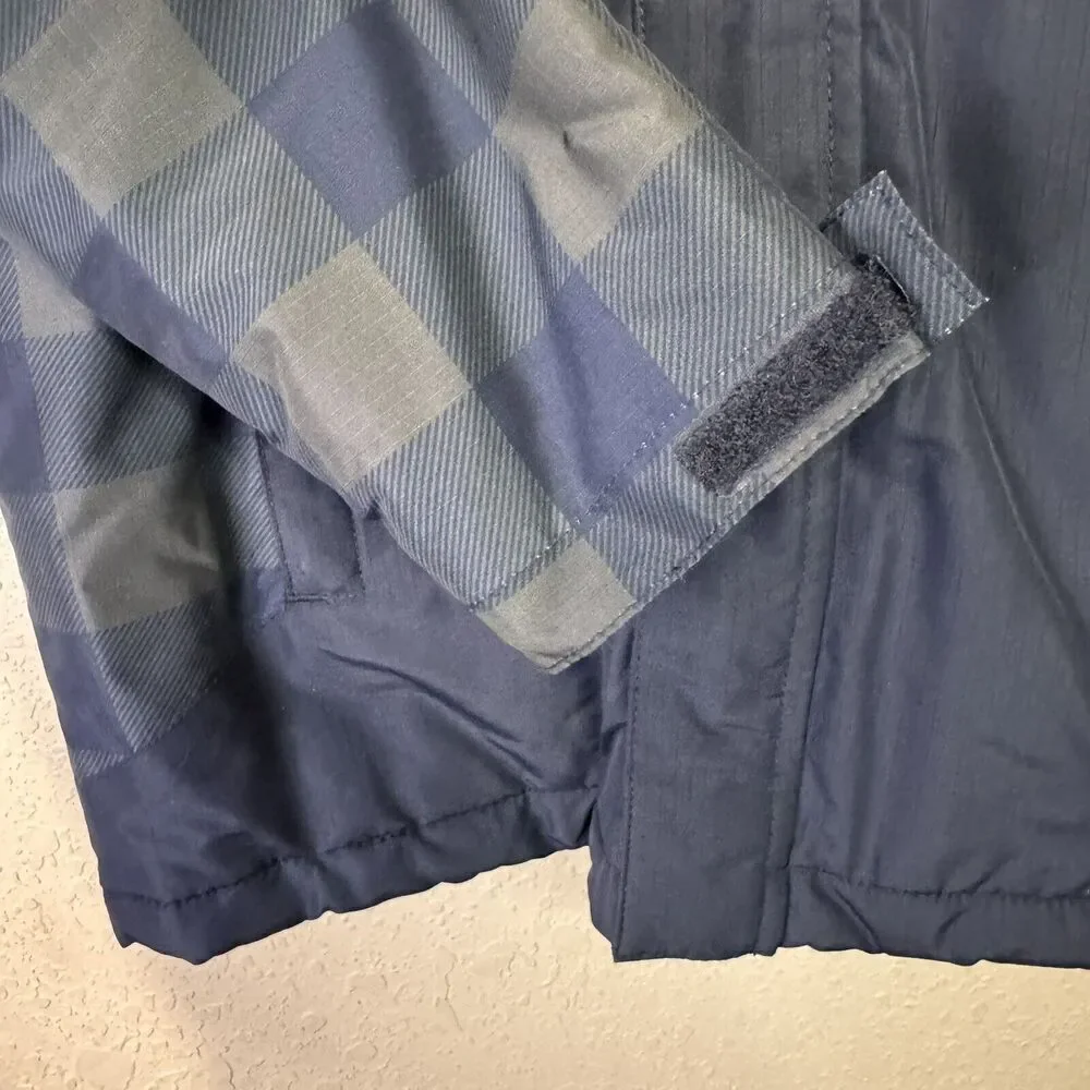 Place‎ Boy's jacket Size M (7/8) Blue Winter Hooded excellent condition zip